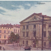 Siedziba trybunału koronnego w Lublinie. Pocztówka po r. 1900. Źródło: Biblioteka Multimedialna Teatrnn.pl