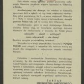 Prowokacje władz Gdańska wobec polskich praw w Wolnym Mieście wywoływały silne protesty w Polsce. Ulotka z 1936 roku. Źródło: Polona