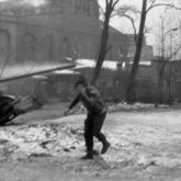 Pacyfikacja Kopalni Węgla Kamiennego Wujek. Katowice, 16 grudnia1981. Źródło: Dzieje.pl za PAP/M. Janicki